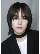 アドール(ADOR)&nbsp;《HARUKI》ミディアムウルフ/メンズボブ/ニュアンスパーマ