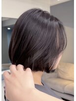 ジアン テラス(GIEN TERRASSE) 切りっぱなしボブ/ニュアンスボブ/ラベンダーグレージュ@重里