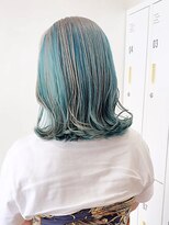 ヨハヘアガーデン(YOHA HAIR GARDEN) ◎デザインカラー◎ブルー @shoki_yoha
