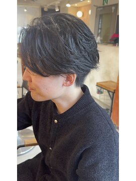 キャンバス バイ ネオリーブ 横浜西口(Canvas by neo.) 横浜★フェザー毛流れパーマメンズパーマ