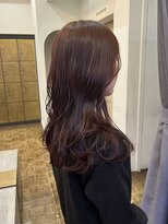 ヘアーアイスカルテット(HAIR ICI QUARTET)&nbsp;ブリーチなしカラー◎ピンクベージュ×ロング艶髪