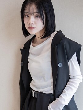 スリーランド(THREELAND) 【50.切りっぱなしボブ♪】髪質改善・酸性ストレート・ブリーチ