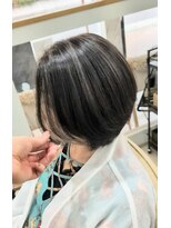 エメヘアデザイン ルイス(Aimer Hair Design Lewis)&nbsp;コントラスト白髪ぼかしハイライト◎