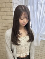 シュガー ヘアアンドネイル 仙台(SUGAR)&nbsp;透明感カラーお顔周りレイヤーカット