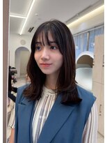 ネモネ バイ ミリー 梅田茶屋町(nemone by milly)&nbsp;ミディアムくびれレイヤーカット