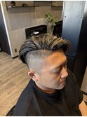 震災刈り×金メッシュ