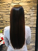 ◆キラ髪ストレート◆ストパや縮毛よりも自然な仕上がり♪髪の広がりやボリューム、ごわつきを抑える！