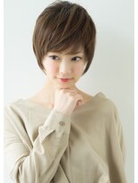 エル(LE)&nbsp;６/８open！ひし形シルエットグレージュエアリーショート