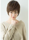 6/8open!ひし形シルエットグレージュエアリーショート
