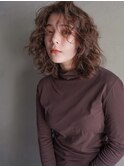 Aラインボブ/スパイラルパーマ/カーキグレージュ/髪質改善/20代