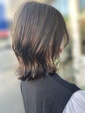 ヘアーエポック(hair epoque) 20代30代40代オリーブグレージュくびれミディ