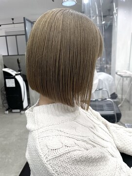 ワープ 青葉台(WARP) ベージュカラーボブ☆