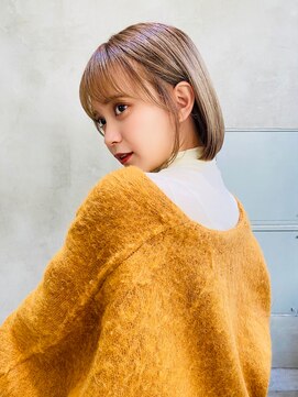 テイラー(Taylor) 【Taylor】大宮 ラベンダーベージュ×内巻きボブ