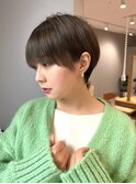 顔まわり/小顔/マッシュショート/大人可愛い/@小原拓馬