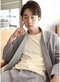 スーツにも似合うMEN'S HAIR　2ブロック夏ショート