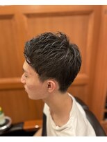 ワイズバーバー ギンザ  神田御茶ノ水店(Y's BarBer GINZA)&nbsp;メンズカット×ツーブロック×アップバング<理容室>