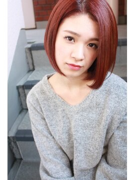 トゥーリ 藤崎店(tuuli) tuuli☆30代40代ペールベージュ切りっぱなしボブ 54