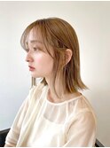 シースルーボブ