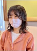★ラフウェーブ/顔まわり/外ハネボブ/ナチュラルブラウン★