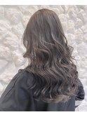 #グレージュ#ブリーチ無し#デジタルパーマ