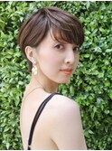 大人マッシュショート/丸みショート/イメチェン/30代40代50代