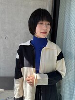 ガリカ 蔵前(Gallica)&nbsp;【竹之内蔵人】大人似合わせナチュラル黒髪ショートボブ