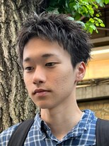 エルマーク 梅田(L-MARK)&nbsp;スパイキーショートザクザクショートアップバングツーブロック