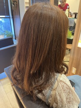 ヴァンクラウドフロムコウベ 恵庭店(VENT CLOUD from KOBE) 大人可愛いナチュラルオレンジブラウン