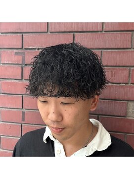 ランディ(RANDY) メンズ ラウンドマッシュ 波巻きスパイラル【RANDY】