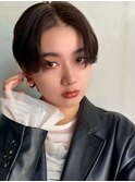イメチェン前髪小顔ショート_渋谷/表参道