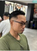 ニュアンスオールバック スキンフェード 枚方 南楠葉