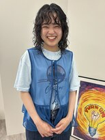 ジュール(JOULE'S)&nbsp;黒髪ボブ×アレンジパーマ＊