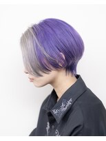 ルプラ ガーデン(le-pla garden) ハンサムショート/センターパート/ダブルカラー/ラベンダー/豊橋