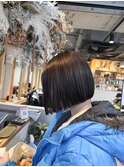 切りっぱなしボブ