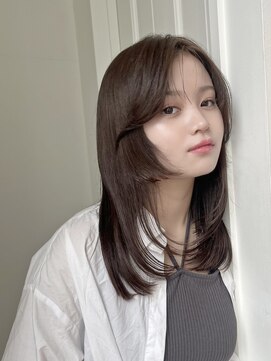 バイオレット 栄店(Violet) アッシュブラウンカラー×シアーバング ブラウンカラー