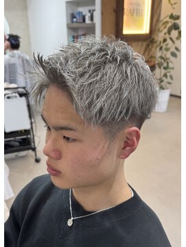 ラフテル(RAFTEL) 【アップバングショート】×【シルバーカラー】