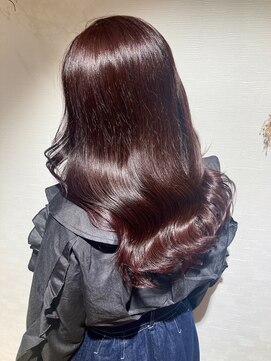 ヘアー アンベリール(HAIR EMBELLIR) ブリーチなしカラー/ボルドー