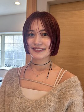 ガーランド (Garland) ☆切りっぱなしボブ/暖色カラー/前髪/原宿神宮前