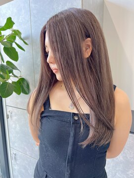 ソアロ(SOARO) 艶ストレート×シアーブラウンロング