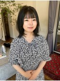 ブリーチなしオリーブグレージュカーキブラウン