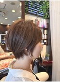 くびれヘア/アプリコットオレンジ/ハイライトカラー/池袋