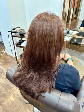 セレスト 心斎橋店(CELESTE) イノアカラー　アプリコットオレンジ