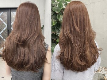 シーバイサイン(sea by Sign)の写真/ブリーチなしダブルカラーでダメージレスかつ理想の色味が叶う♪質感まで整う最旬カラーはここで☆