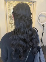 トリコ 梅田茶屋町店(trico)&nbsp;ねじねじハーフアップ