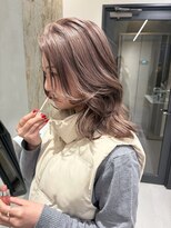 ソル 栄矢場町(SOL) ミディアムレイヤー/透明感ブラウン/ココアグレージュ