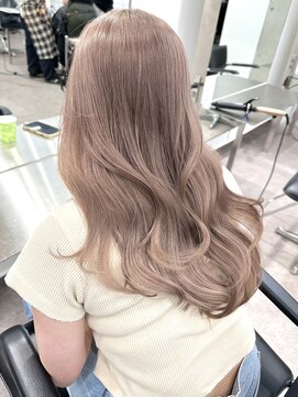 サンクプロジェクト(cinq PROJECT) 原宿韓国顔まわりミルクティーベージュミルクティーグレージュ