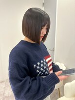 アイランド(I’sland)&nbsp;韓国タッセルボブ×艶ブラウン☆