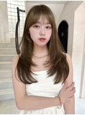人気レイヤーカット韓国ヘアヘアレイヤーボブ