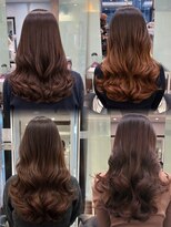 アピッシュ ギンザ(apish ginza)&nbsp;近下菜央/コテ巻き風パーマ/ロングパーマ/デジタルパーマ