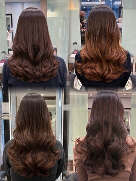 アピッシュ ギンザ(apish ginza) 近下菜央/コテ巻き風パーマ/ロングパーマ/デジタルパーマ